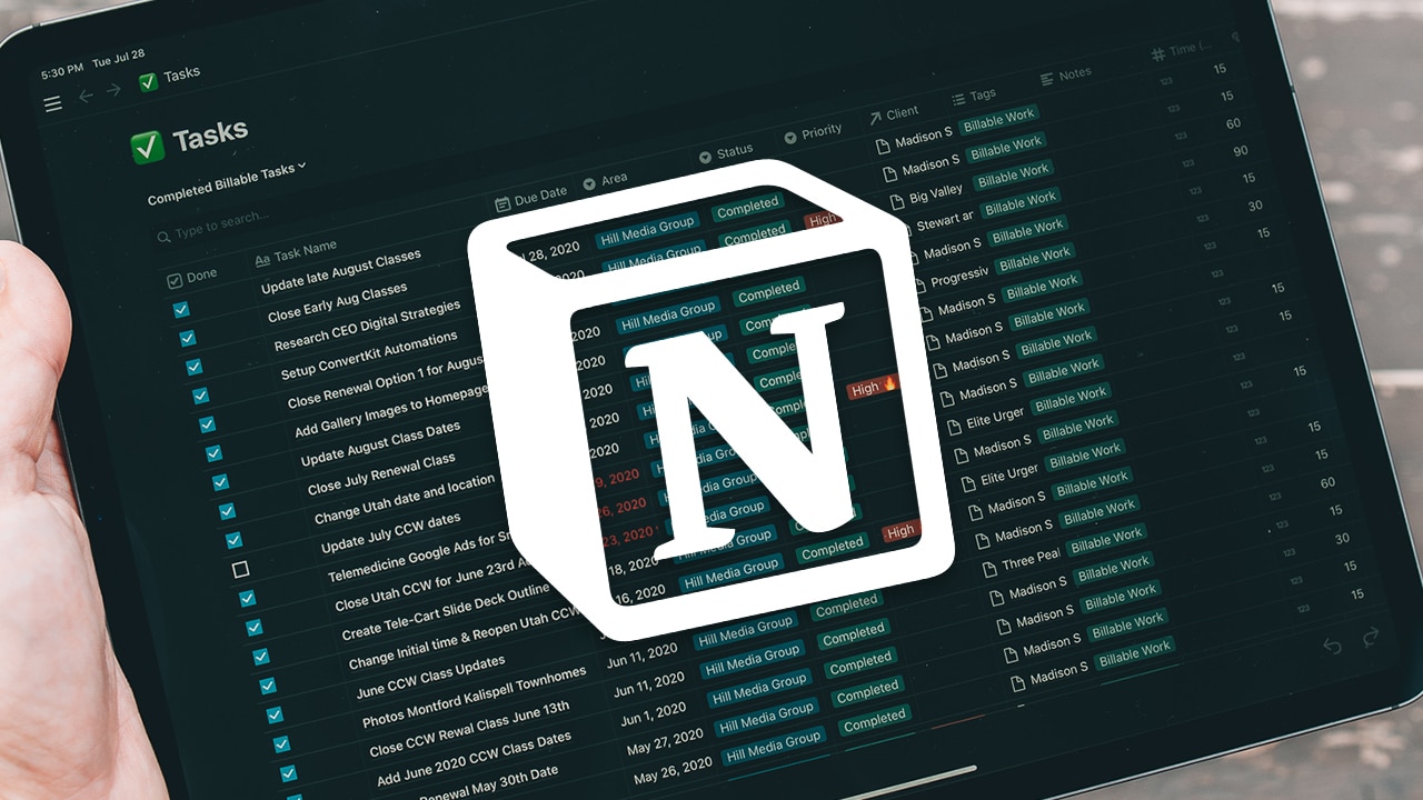 Master Notion - Beginner to Advanced Databases